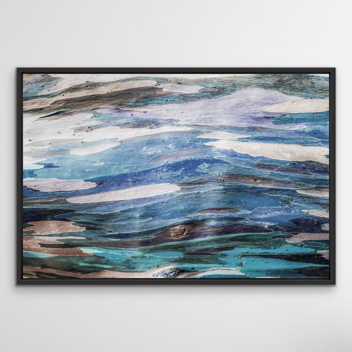 Eucalypt Bark -  Original Abstract Australian Bush Nature Painting Stretched Canvas Wall Art Print - I Heart Wall Art