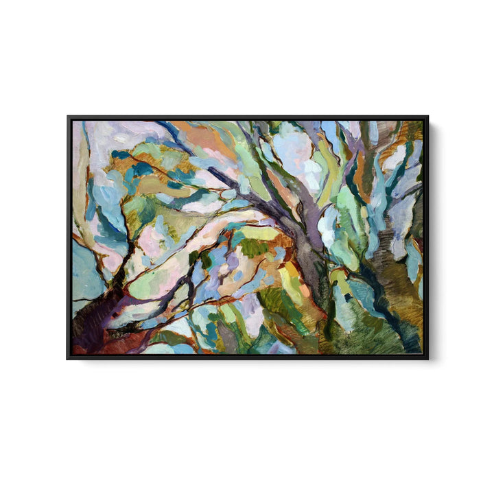 Eucalypt Forest -  Original Abstract Australian Bush Nature Painting Stretched Canvas Or Art Print - Nature Wall Art I Heart Wall Art Australia 