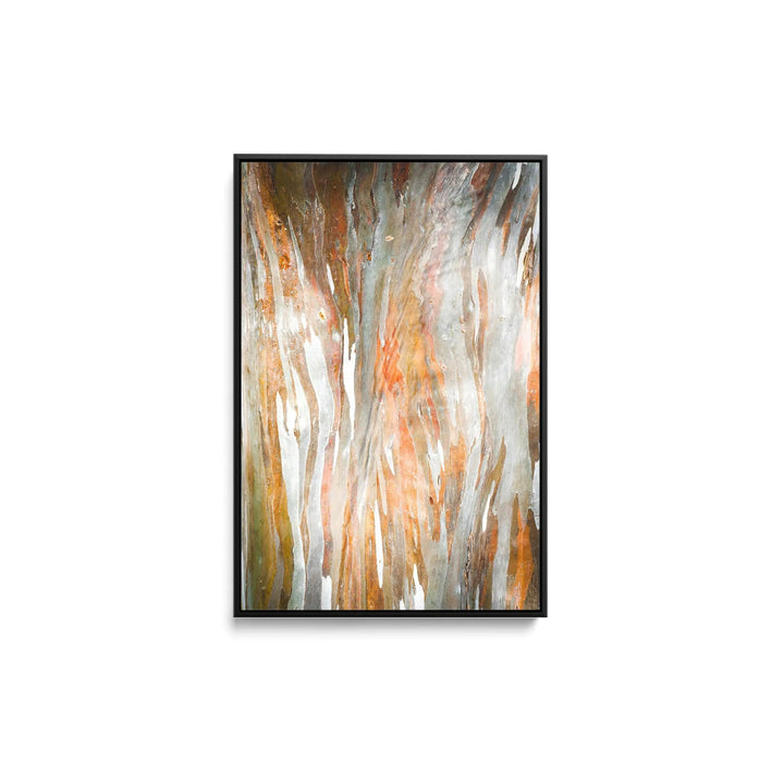 Eucalyptus Bark in Red- Stretched Canvas Print or Framed Fine Art Print - Artwork I Heart Wall Art Australia