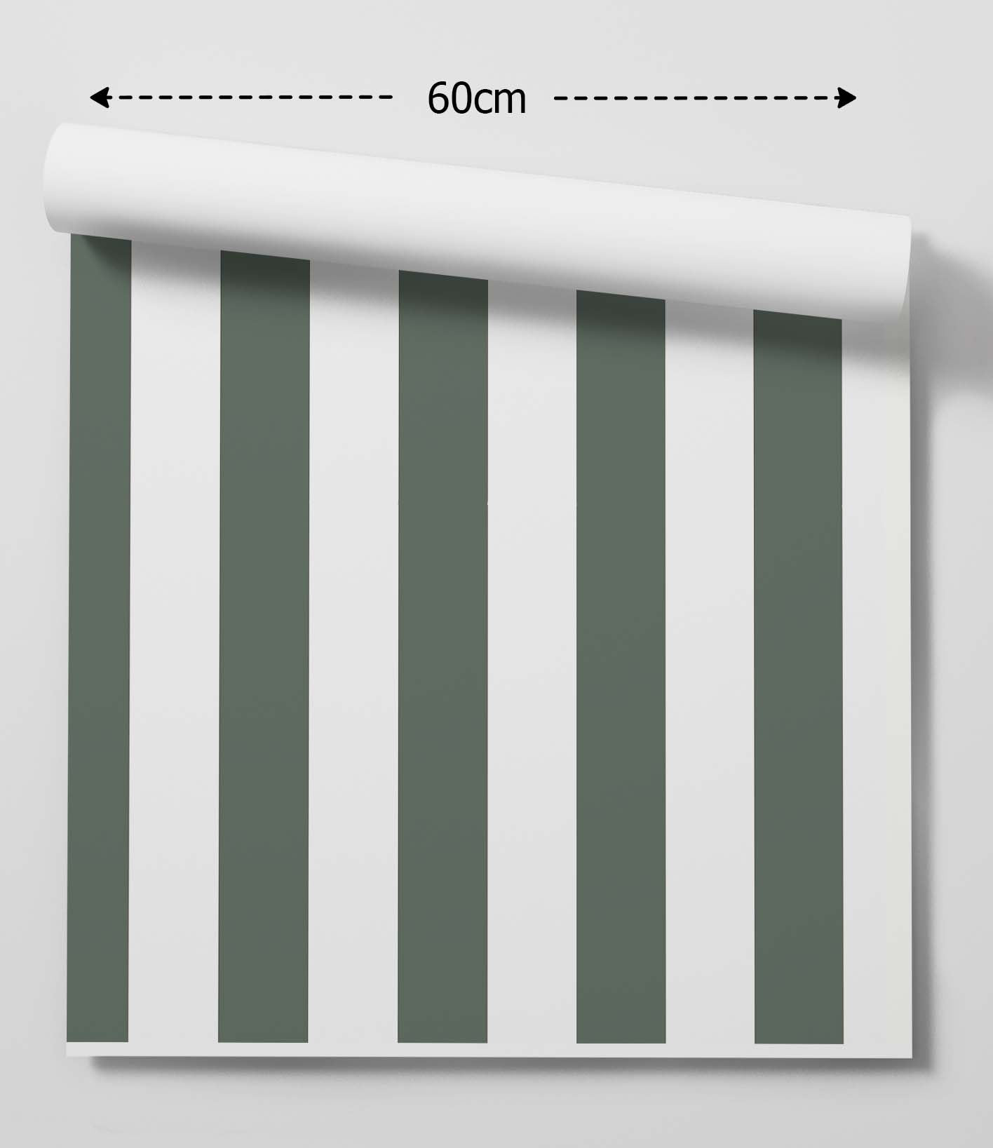 Eucalyptus Striped Wallpaper - Peel and Stick Adhesive Wallpaper I Heart Wall Art Australia