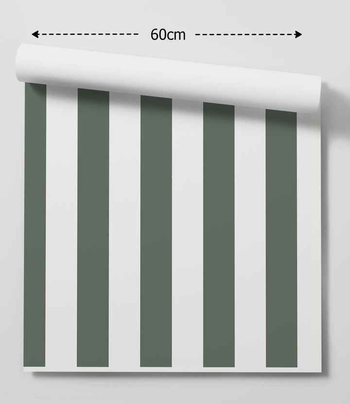 Eucalyptus Striped Wallpaper - Peel and Stick Adhesive Wallpaper I Heart Wall Art Australia