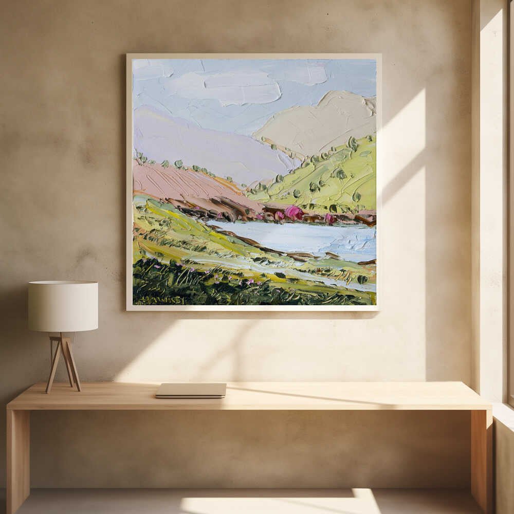 Evelyn - Square Stretched Canvas, Poster or Fine Art Print by Angela Hawkey - I Heart Wall Art - Poster Print, Canvas Print or Framed Art Print