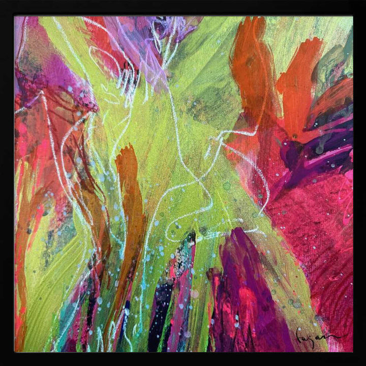 Ever bloom - Square Stretched Canvas, Poster or Fine Art Print - I Heart Wall Art - Poster Print, Canvas Print or Framed Art Print