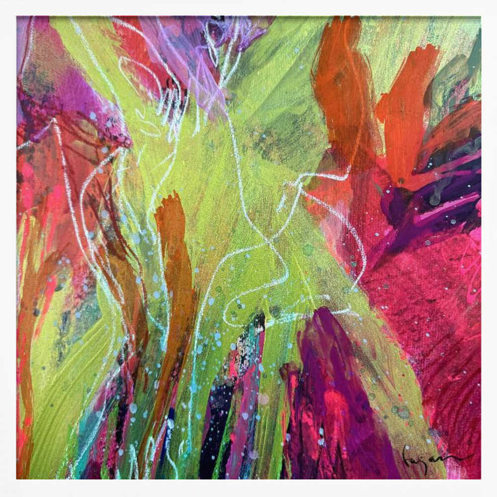 Ever bloom - Square Stretched Canvas, Poster or Fine Art Print - I Heart Wall Art - Poster Print, Canvas Print or Framed Art Print