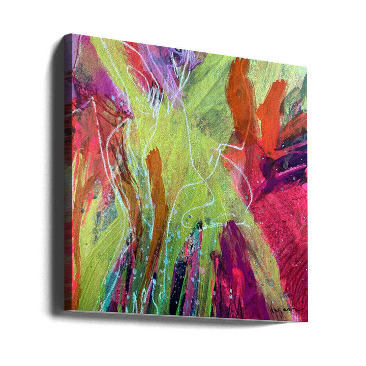 Ever bloom - Square Stretched Canvas, Poster or Fine Art Print - I Heart Wall Art - Poster Print, Canvas Print or Framed Art Print