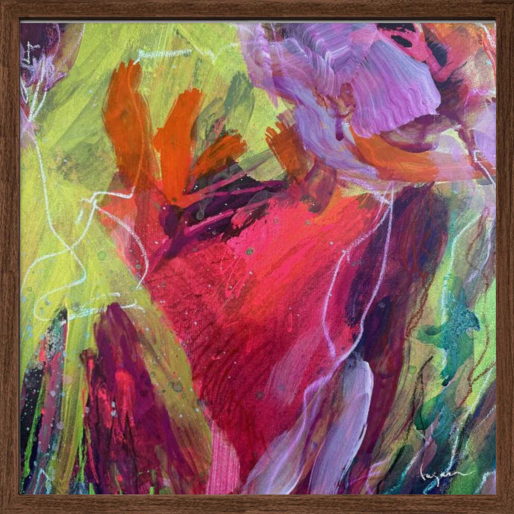 Everbloom III - Square Stretched Canvas, Poster or Fine Art Print - I Heart Wall Art - Poster Print, Canvas Print or Framed Art Print