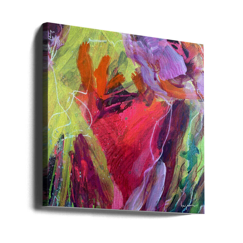 Everbloom III - Square Stretched Canvas, Poster or Fine Art Print - I Heart Wall Art - Poster Print, Canvas Print or Framed Art Print
