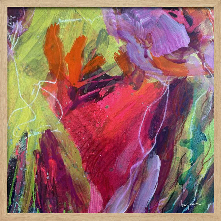 Everbloom III - Square Stretched Canvas, Poster or Fine Art Print - I Heart Wall Art - Poster Print, Canvas Print or Framed Art Print