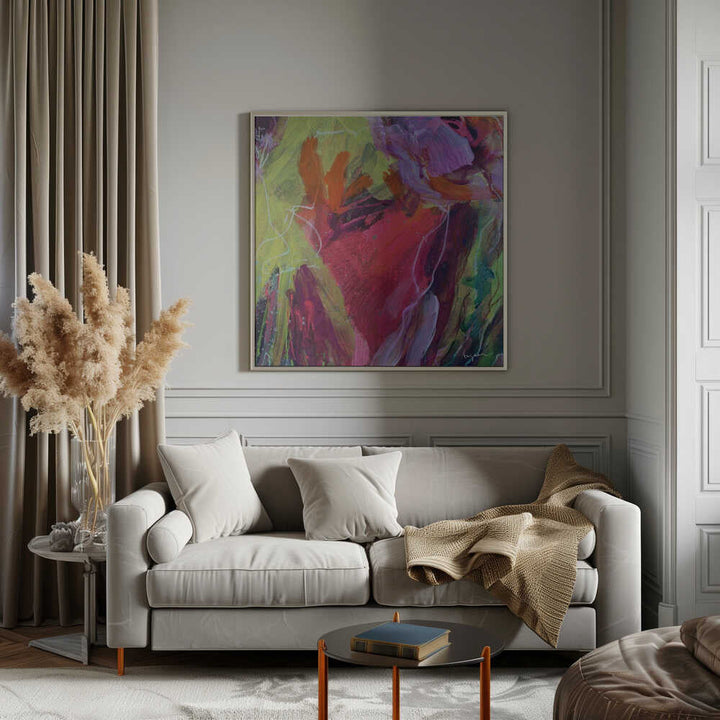 Everbloom III - Square Stretched Canvas, Poster or Fine Art Print - I Heart Wall Art - Poster Print, Canvas Print or Framed Art Print