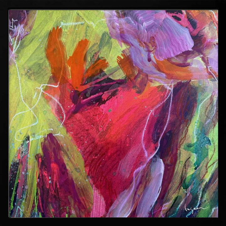 Everbloom III - Square Stretched Canvas, Poster or Fine Art Print - I Heart Wall Art - Poster Print, Canvas Print or Framed Art Print