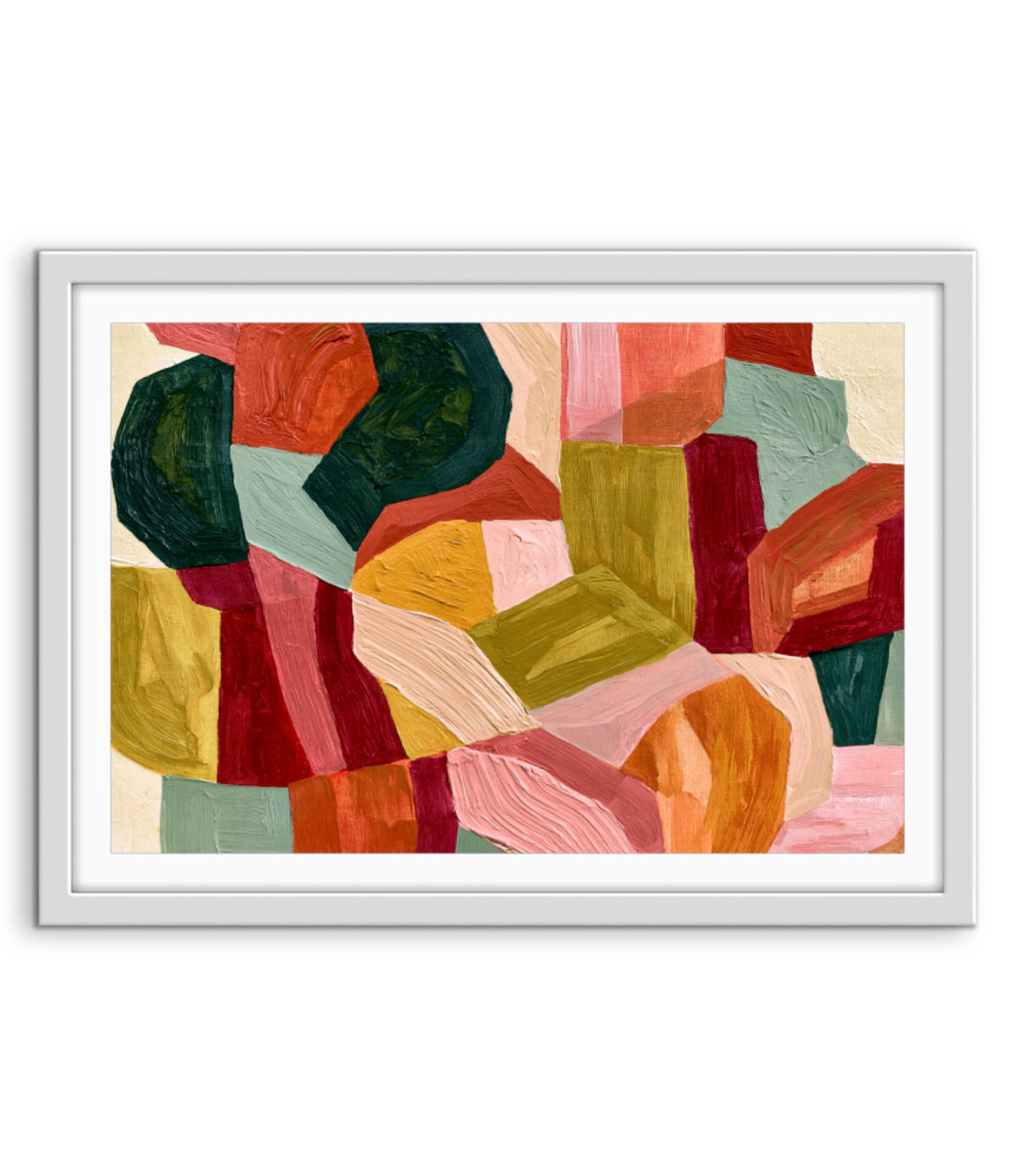 xxxx by IHeartStudio - Colourful Geometric Canvas Print (Copy)