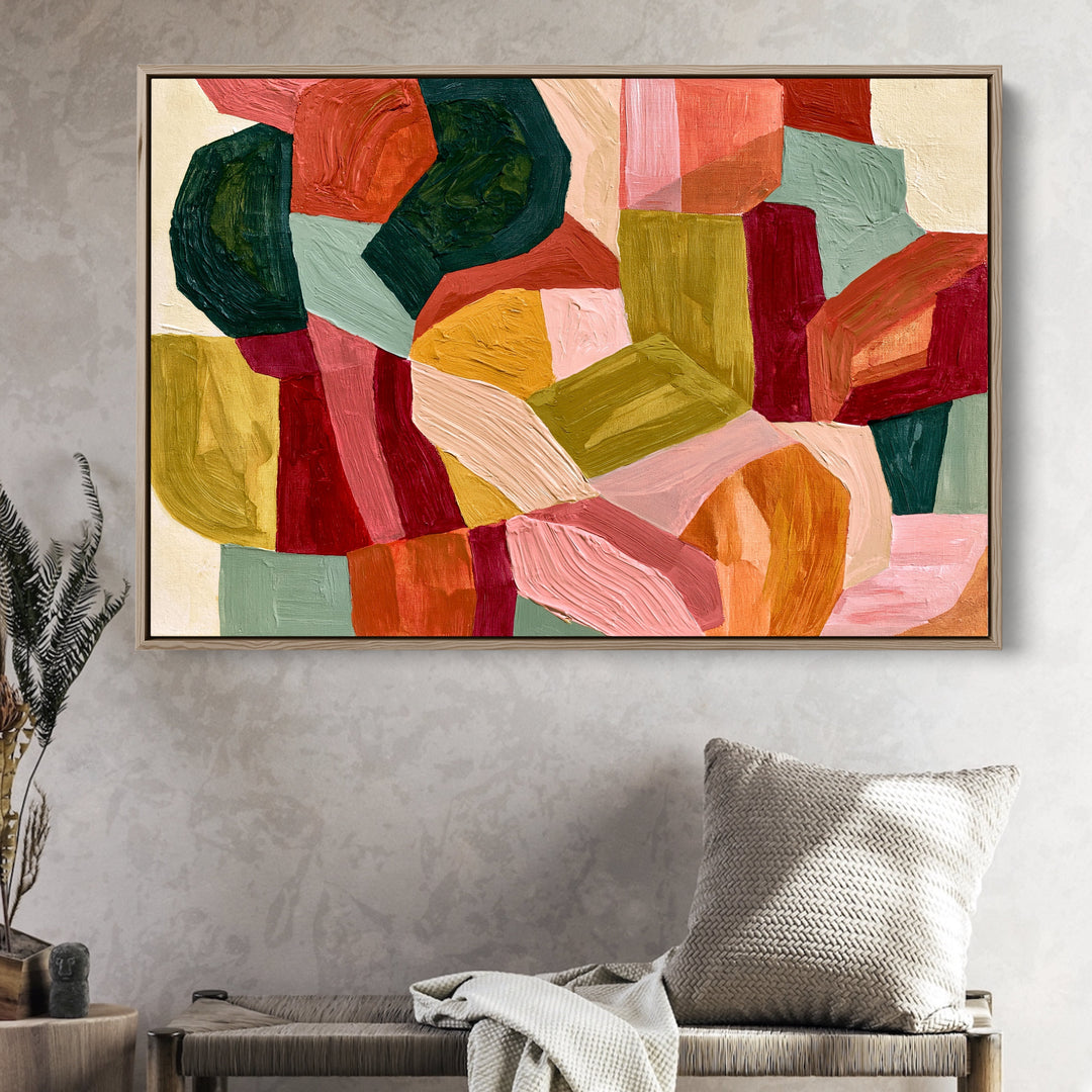xxxx by IHeartStudio - Colourful Geometric Canvas Print (Copy)