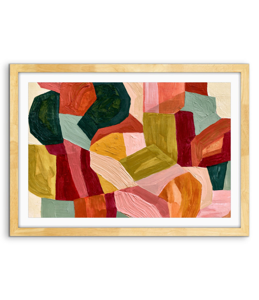 xxxx by IHeartStudio - Colourful Geometric Canvas Print (Copy)