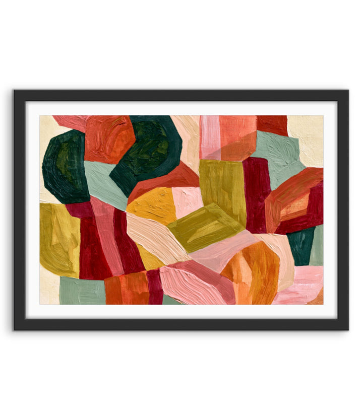 xxxx by IHeartStudio - Colourful Geometric Canvas Print (Copy)