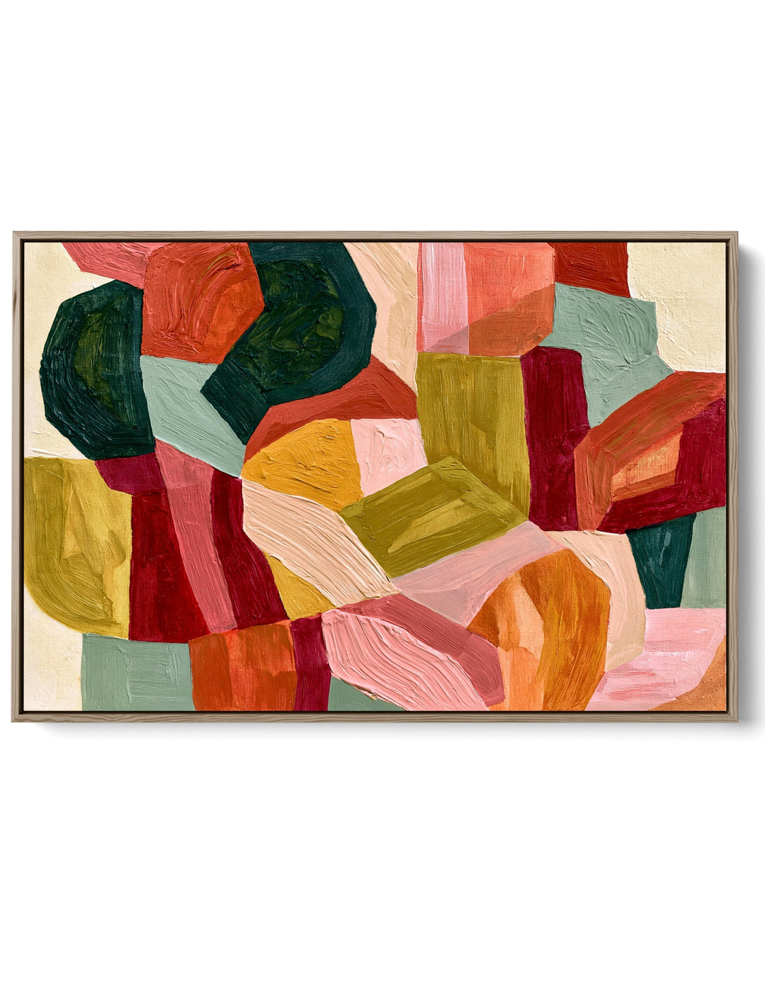xxxx by IHeartStudio - Colourful Geometric Canvas Print (Copy)