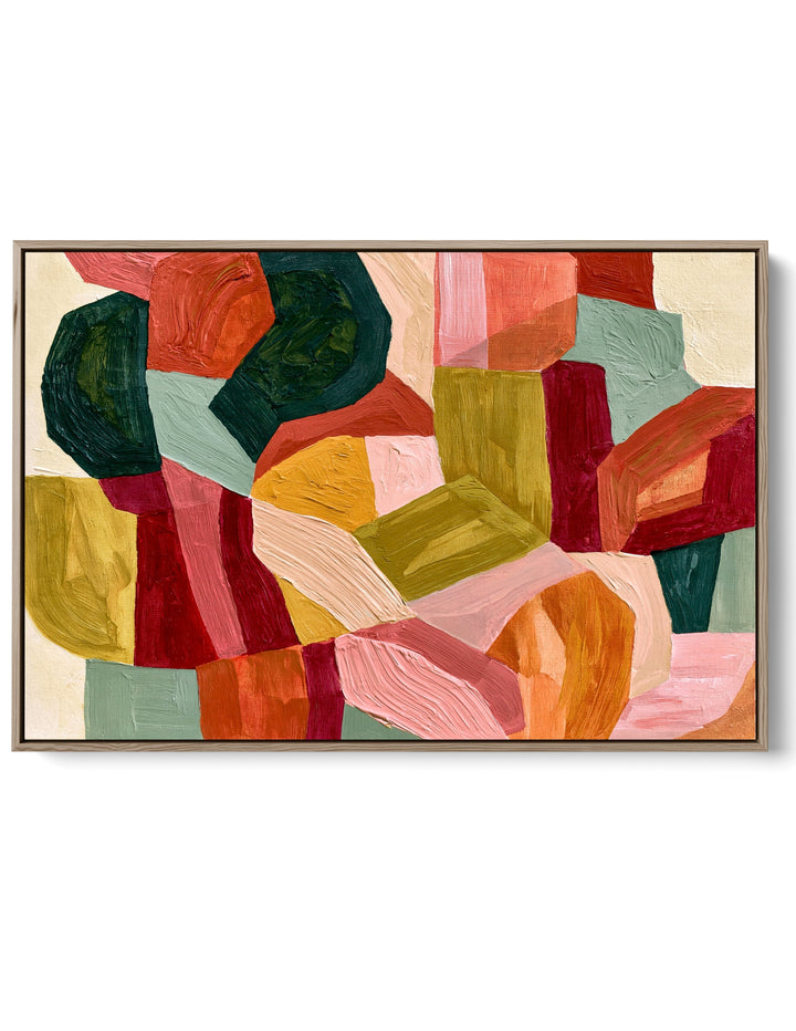 xxxx by IHeartStudio - Colourful Geometric Canvas Print (Copy)
