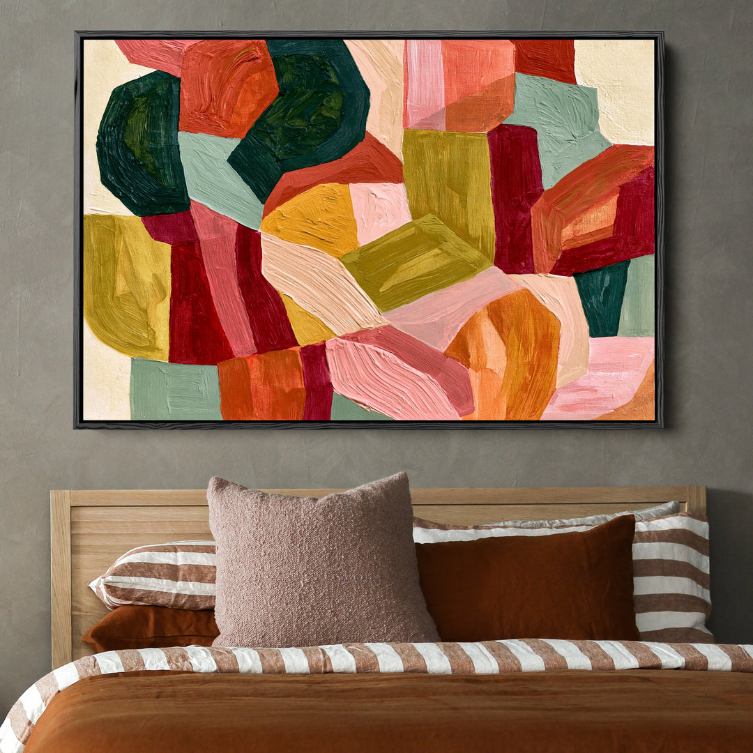 xxxx by IHeartStudio - Colourful Geometric Canvas Print (Copy)