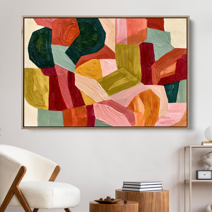 xxxx by IHeartStudio - Colourful Geometric Canvas Print (Copy)