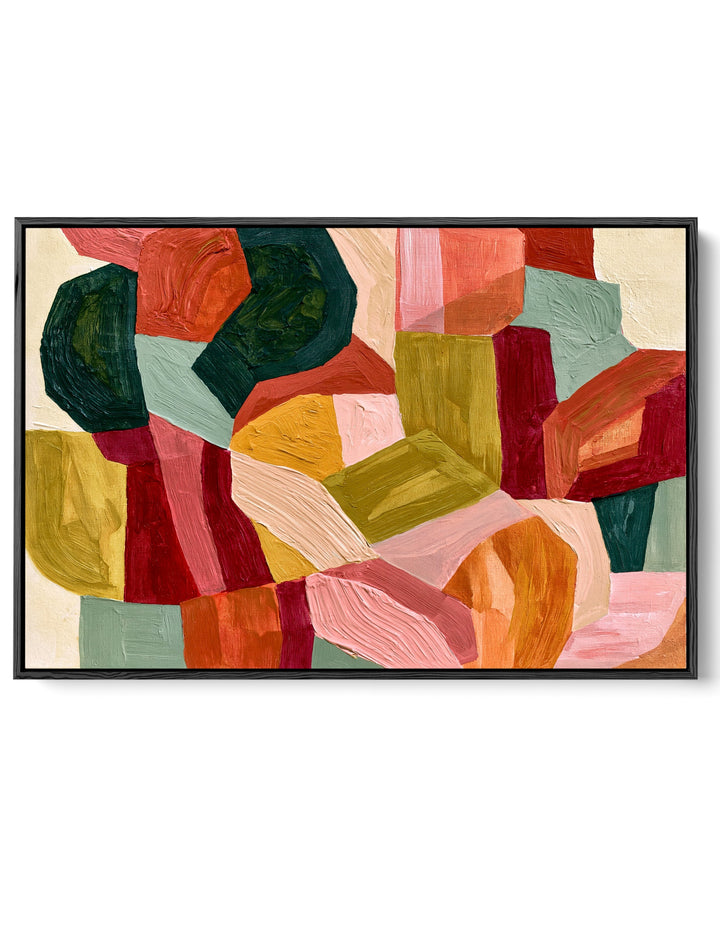 xxxx by IHeartStudio - Colourful Geometric Canvas Print (Copy)