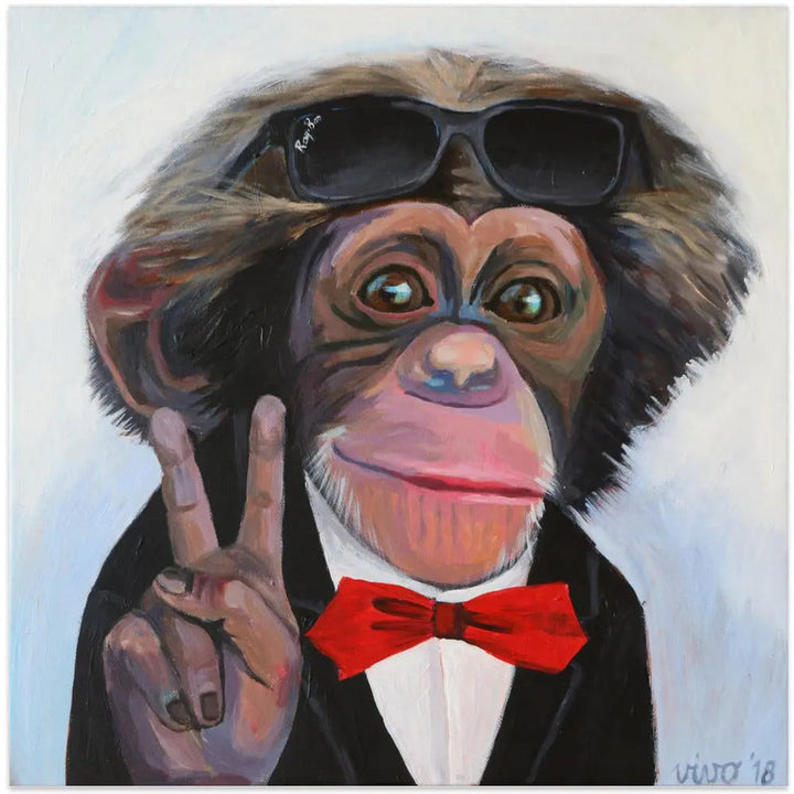 Evolution21 - Square Stretched Canvas, Poster or Fine Art Print I Heart Wall Art
