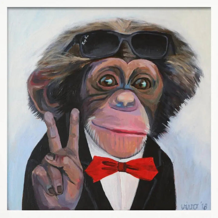 Evolution21 - Square Stretched Canvas, Poster or Fine Art Print I Heart Wall Art