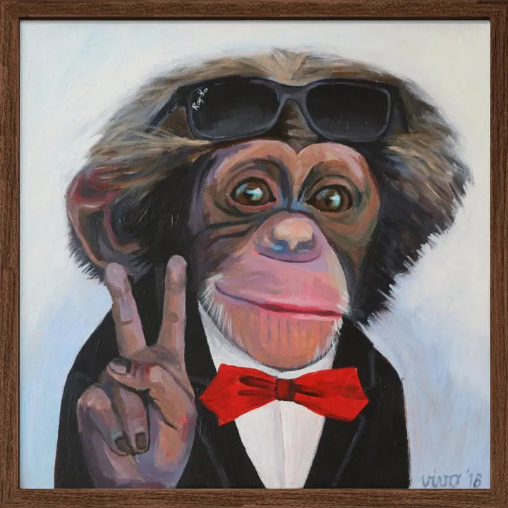 Evolution21 - Square Stretched Canvas, Poster or Fine Art Print I Heart Wall Art