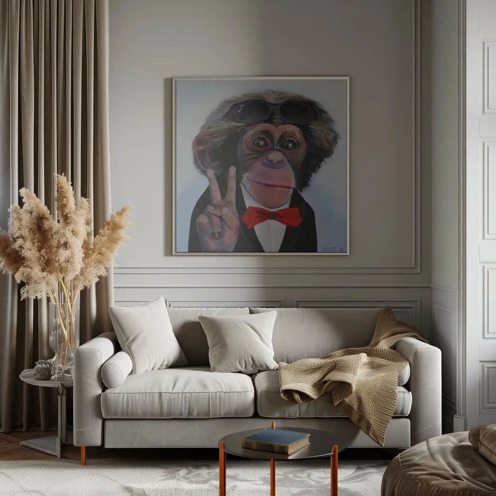 Evolution21 - Square Stretched Canvas, Poster or Fine Art Print I Heart Wall Art