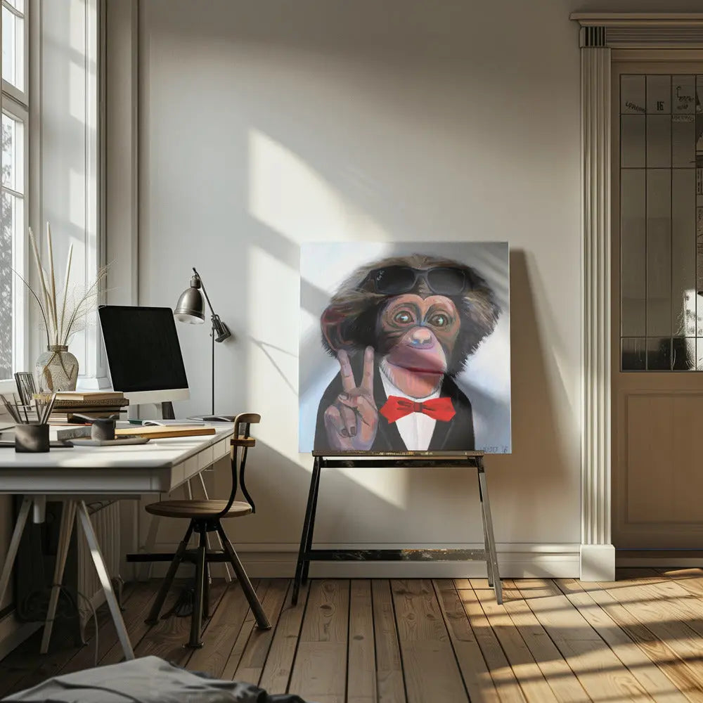 Evolution21 - Square Stretched Canvas, Poster or Fine Art Print I Heart Wall Art