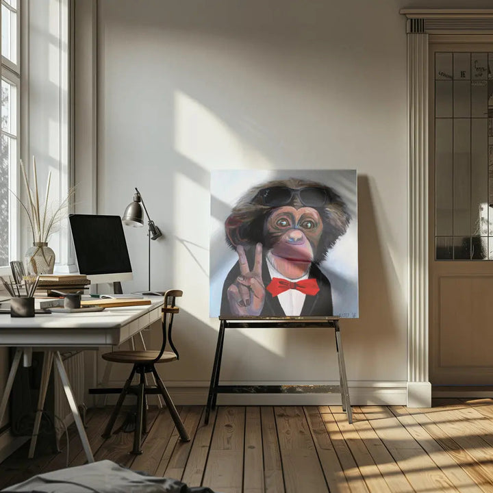 Evolution21 - Square Stretched Canvas, Poster or Fine Art Print I Heart Wall Art