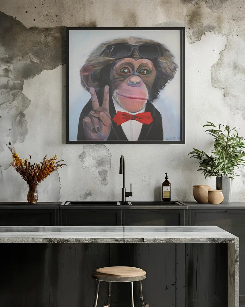 Evolution21 - Square Stretched Canvas, Poster or Fine Art Print I Heart Wall Art