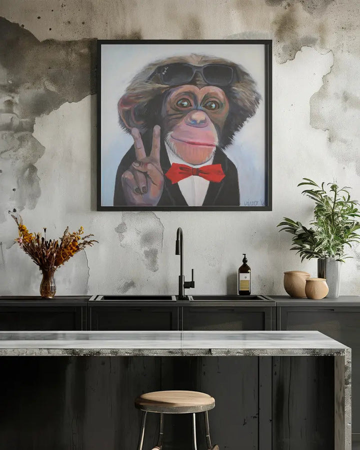 Evolution21 - Square Stretched Canvas, Poster or Fine Art Print I Heart Wall Art