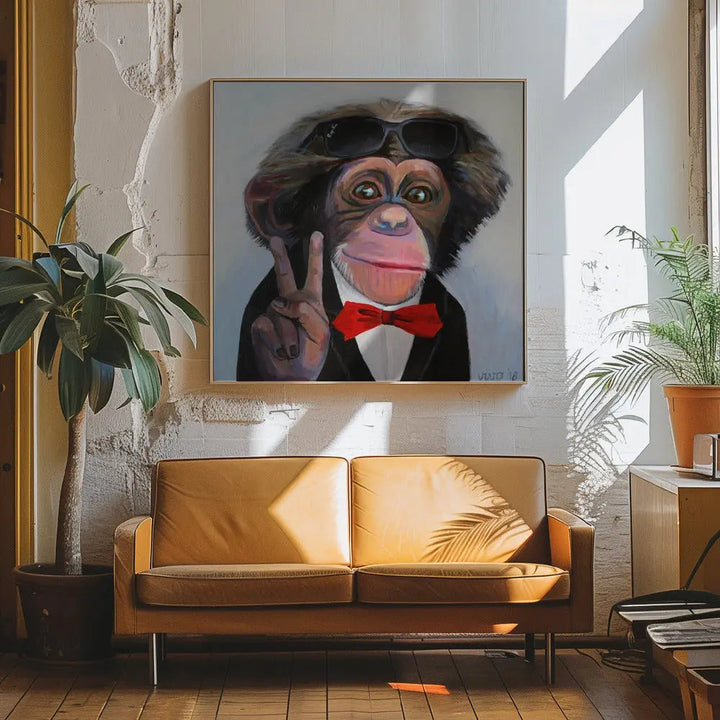 Evolution21 - Square Stretched Canvas, Poster or Fine Art Print I Heart Wall Art