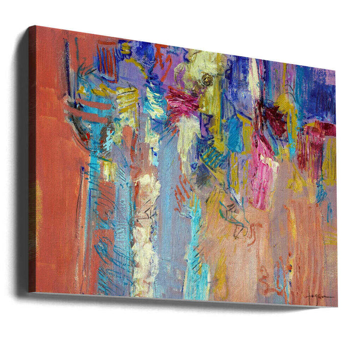 Expressionist Colorful Abstract - Stretched Canvas, Poster or Fine Art Print - I Heart Wall Art - Poster Print, Canvas Print or Framed Art Print