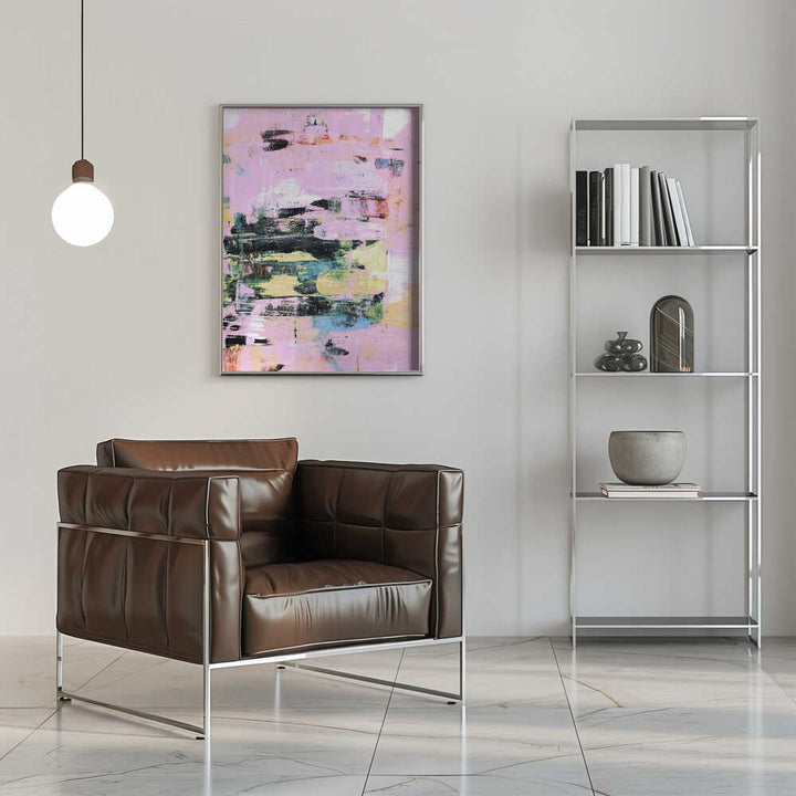Expressive Brushstrokes With A Pastel Color - Stretched Canvas, Poster or Fine Art Print - I Heart Wall Art - Poster Print, Canvas Print or Framed Art Print