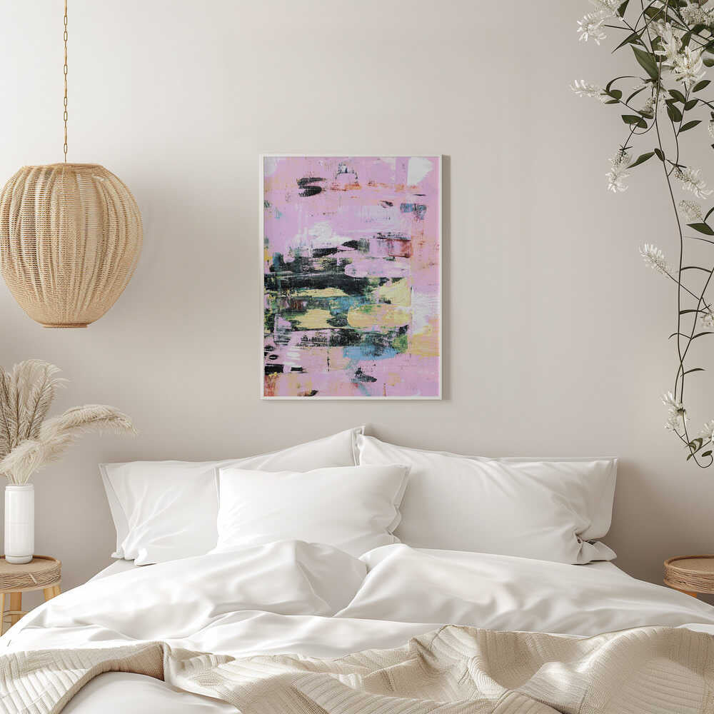 Expressive Brushstrokes With A Pastel Color - Stretched Canvas, Poster or Fine Art Print - I Heart Wall Art - Poster Print, Canvas Print or Framed Art Print