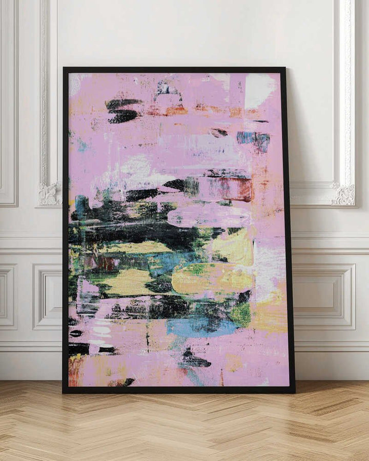Expressive Brushstrokes With A Pastel Color - Stretched Canvas, Poster or Fine Art Print - I Heart Wall Art - Poster Print, Canvas Print or Framed Art Print