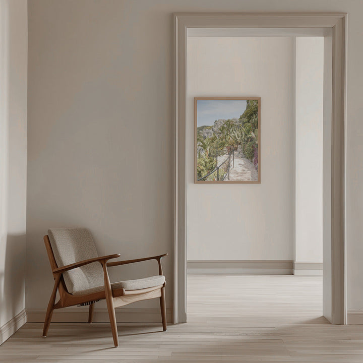 Éze Gardens - Stretched Canvas, Poster or Fine Art Print I Heart Wall Art
