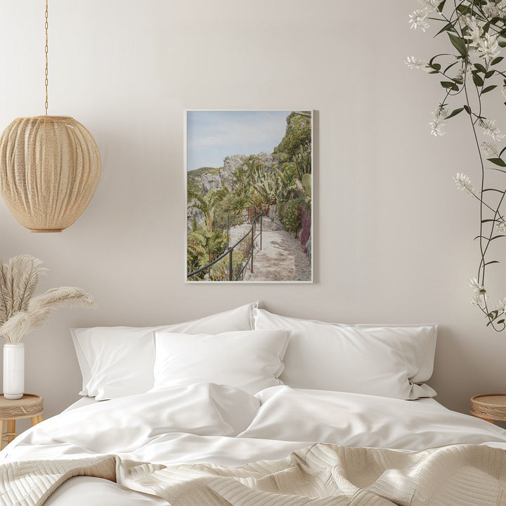 Éze Gardens - Stretched Canvas, Poster or Fine Art Print I Heart Wall Art