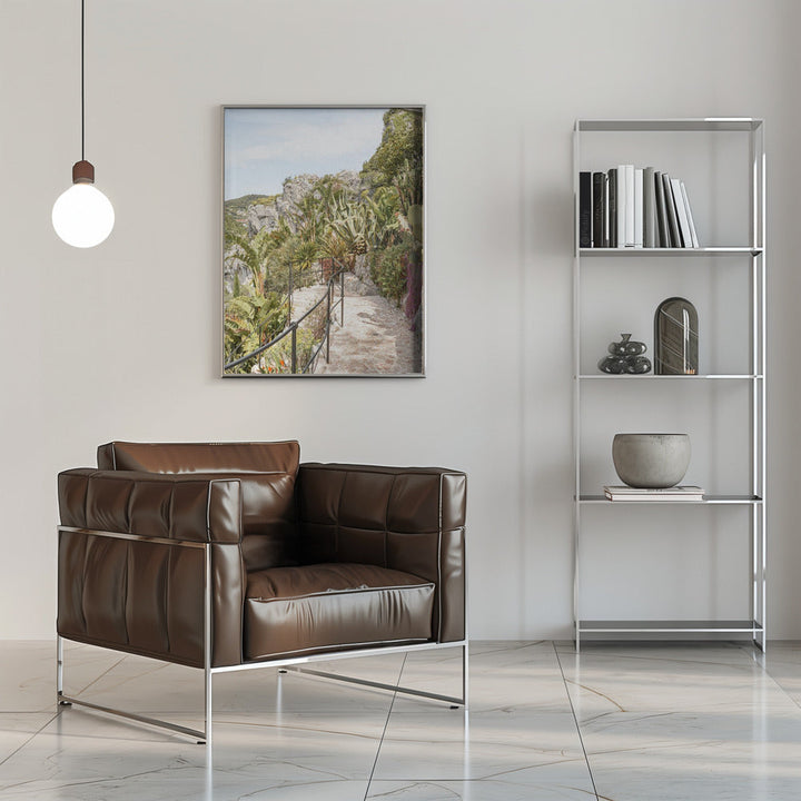 Éze Gardens - Stretched Canvas, Poster or Fine Art Print I Heart Wall Art