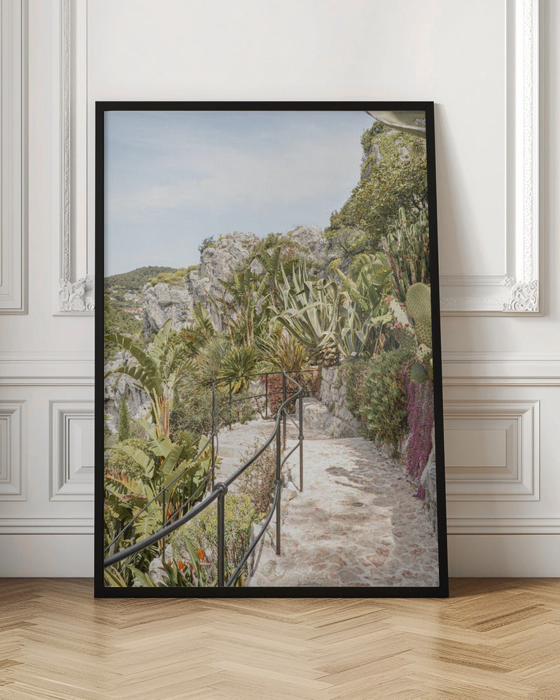 Éze Gardens - Stretched Canvas, Poster or Fine Art Print I Heart Wall Art