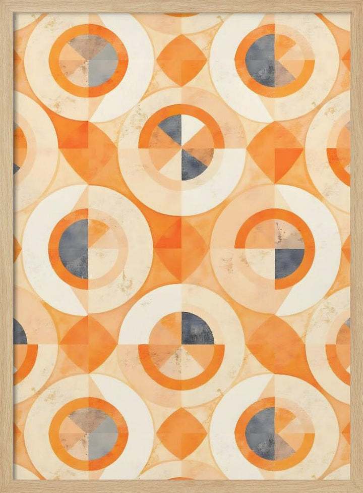 Faded Terra Geometrics - Stretched Canvas, Poster or Fine Art Print - I Heart Wall Art - Poster Print, Canvas Print or Framed Art Print