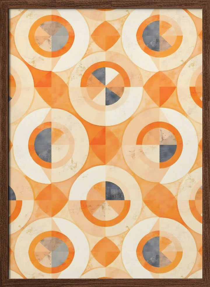 Faded Terra Geometrics - Stretched Canvas, Poster or Fine Art Print - I Heart Wall Art - Poster Print, Canvas Print or Framed Art Print