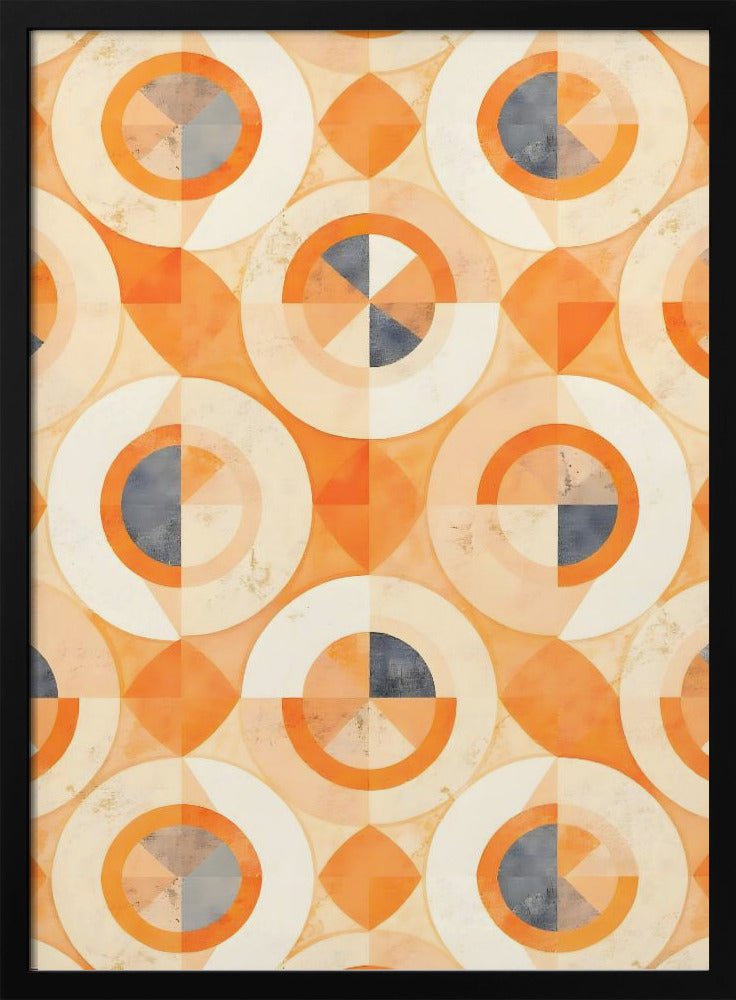 Faded Terra Geometrics - Stretched Canvas, Poster or Fine Art Print - I Heart Wall Art - Poster Print, Canvas Print or Framed Art Print