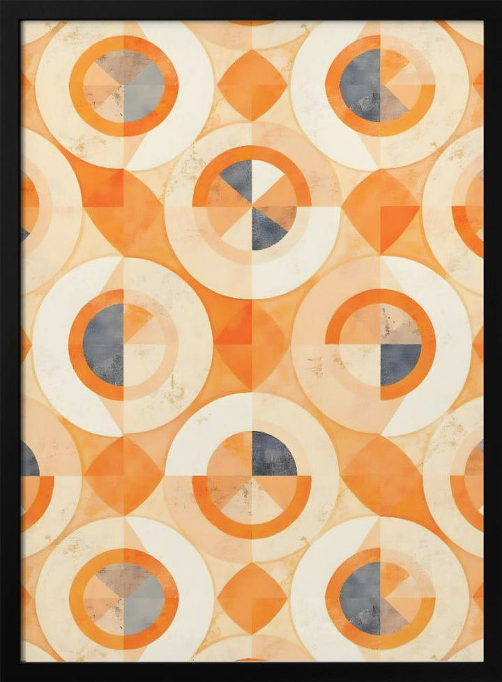 Faded Terra Geometrics - Stretched Canvas, Poster or Fine Art Print - I Heart Wall Art - Poster Print, Canvas Print or Framed Art Print