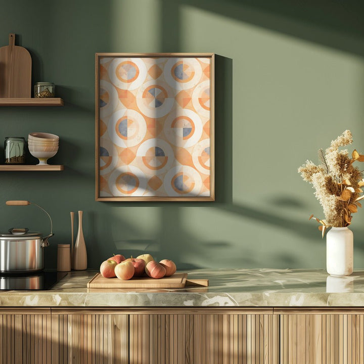 Faded Terra Geometrics - Stretched Canvas, Poster or Fine Art Print - I Heart Wall Art - Poster Print, Canvas Print or Framed Art Print