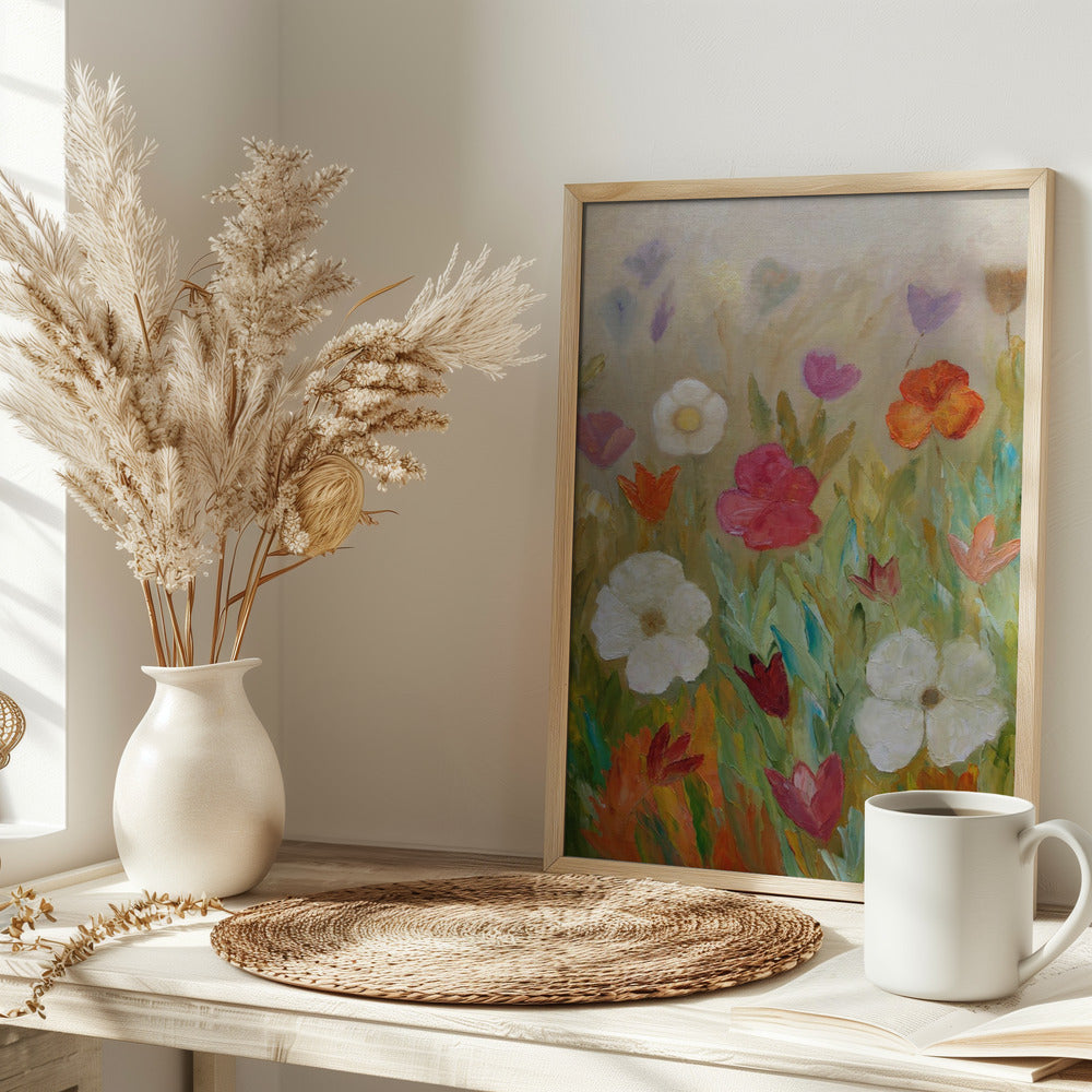 Fading Mist - Stretched Canvas, Poster or Fine Art Print I Heart Wall Art
