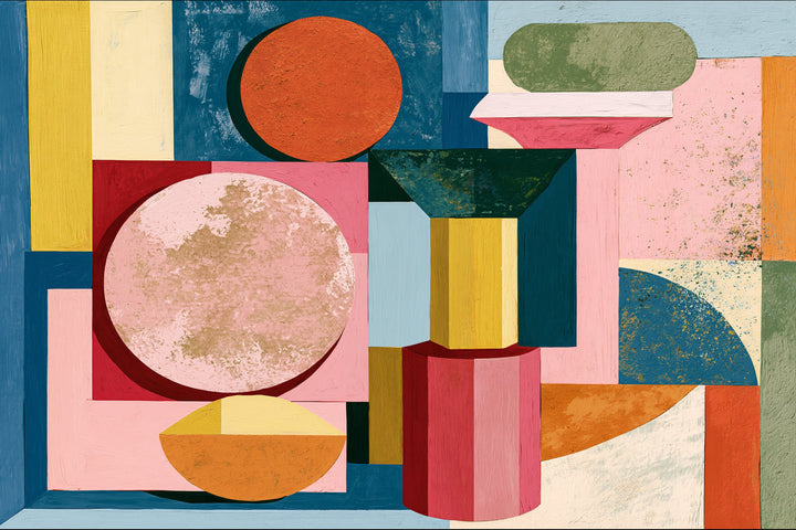xxxx by IHeartStudio - Colourful Geometric Canvas Print