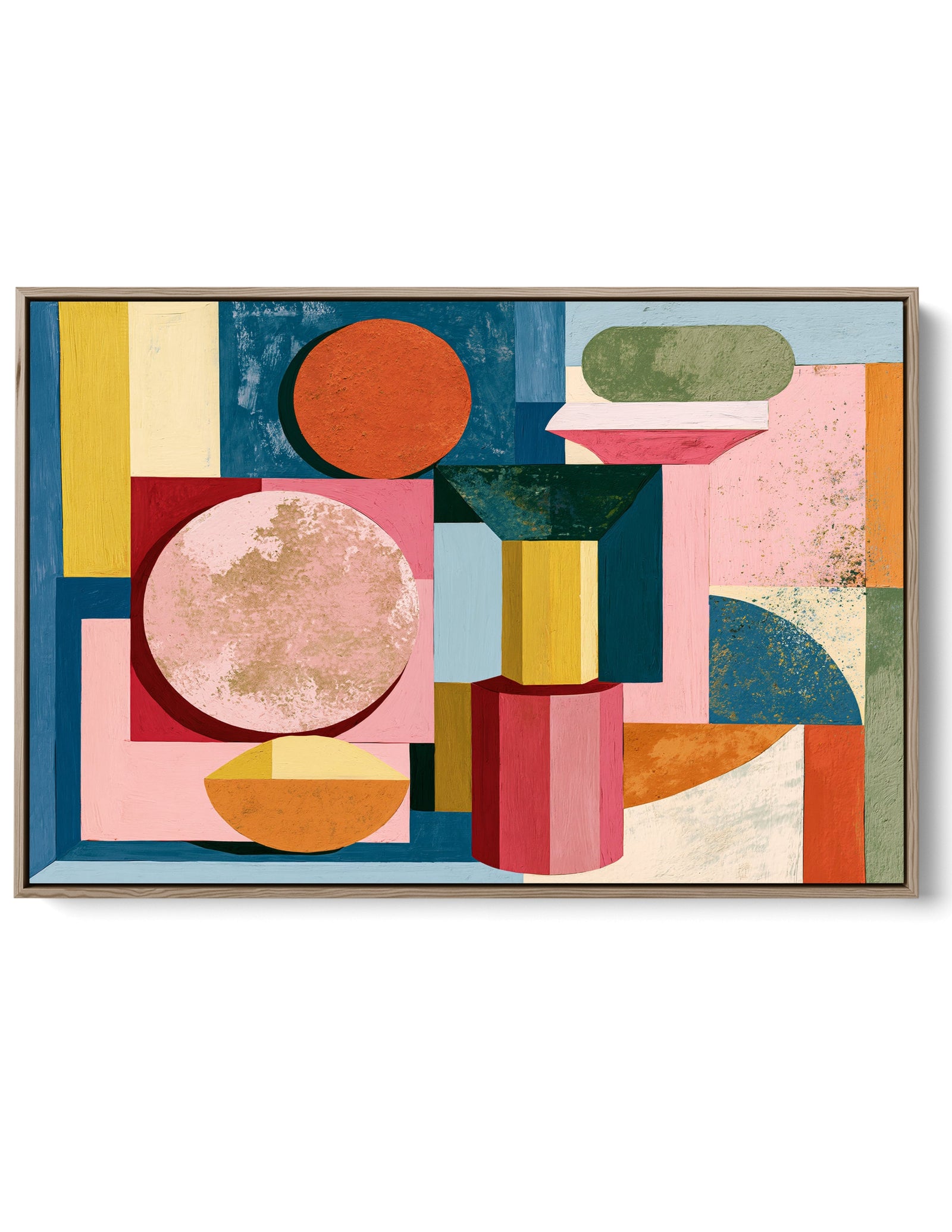 Fallen Empire by IHeartStudio - Colourful Geometric Canvas Print