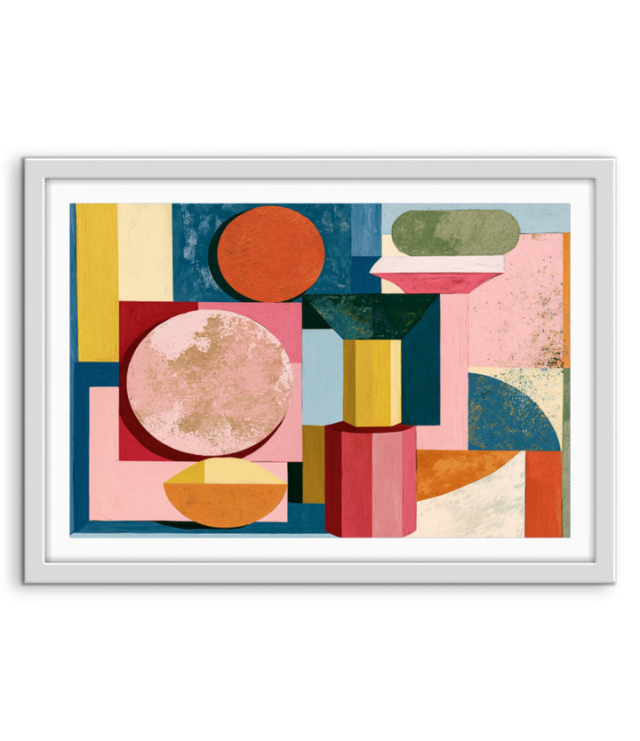 xxxx by IHeartStudio - Colourful Geometric Canvas Print