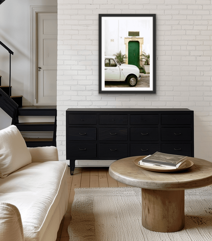 Famiglia Giaccia 1989 - Vintage Car Stretched Canvas or Fine Art Print - I Heart Wall Art - Poster Print, Canvas Print or Framed Art Print